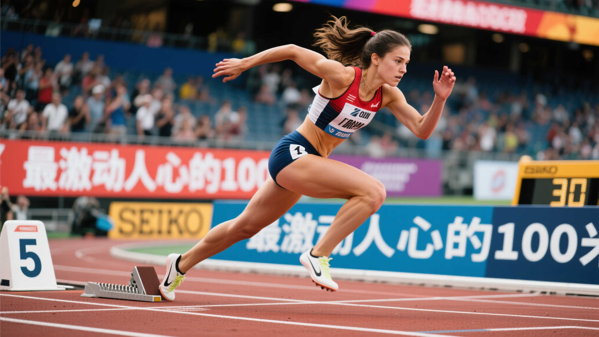 破风冲刺!17岁中国少女最后百米上演惊天逆转 当你提到“最激动人心的100米”,每一个田径爱好者